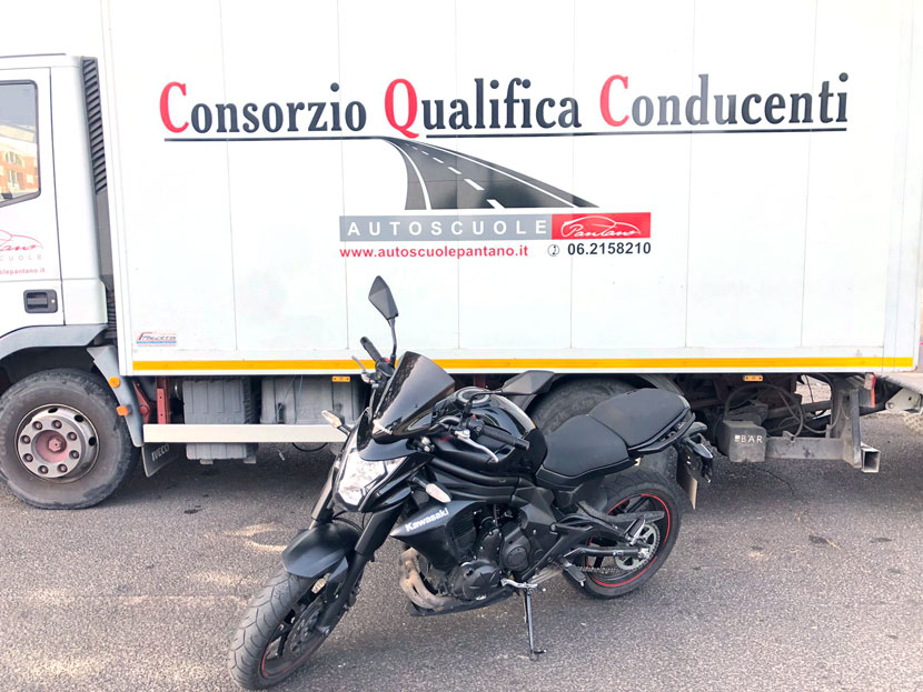 moto per scuola guida patente A autoscuole roma